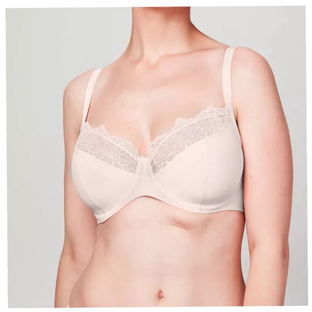 Elegant Lace‎  Liberté Crosby Micro Plunge Unlined Bra in Blush Pink 38F